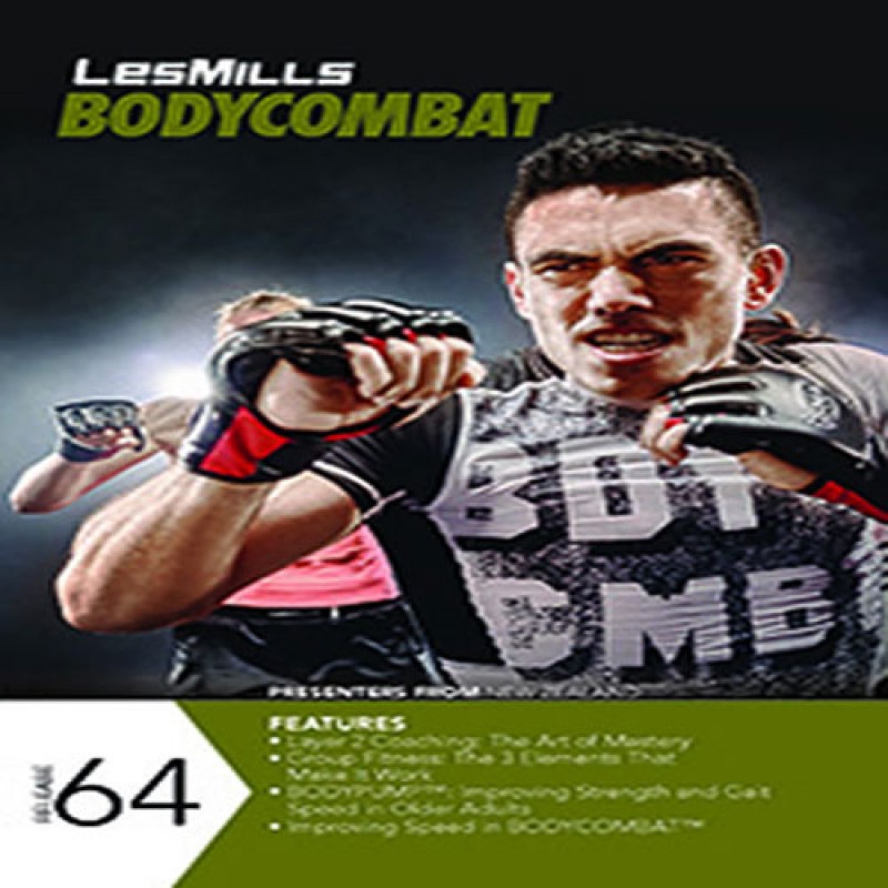 BODYCOMBAT 64 DVD, CD,& Choreo Notes BODY COMBAT 64